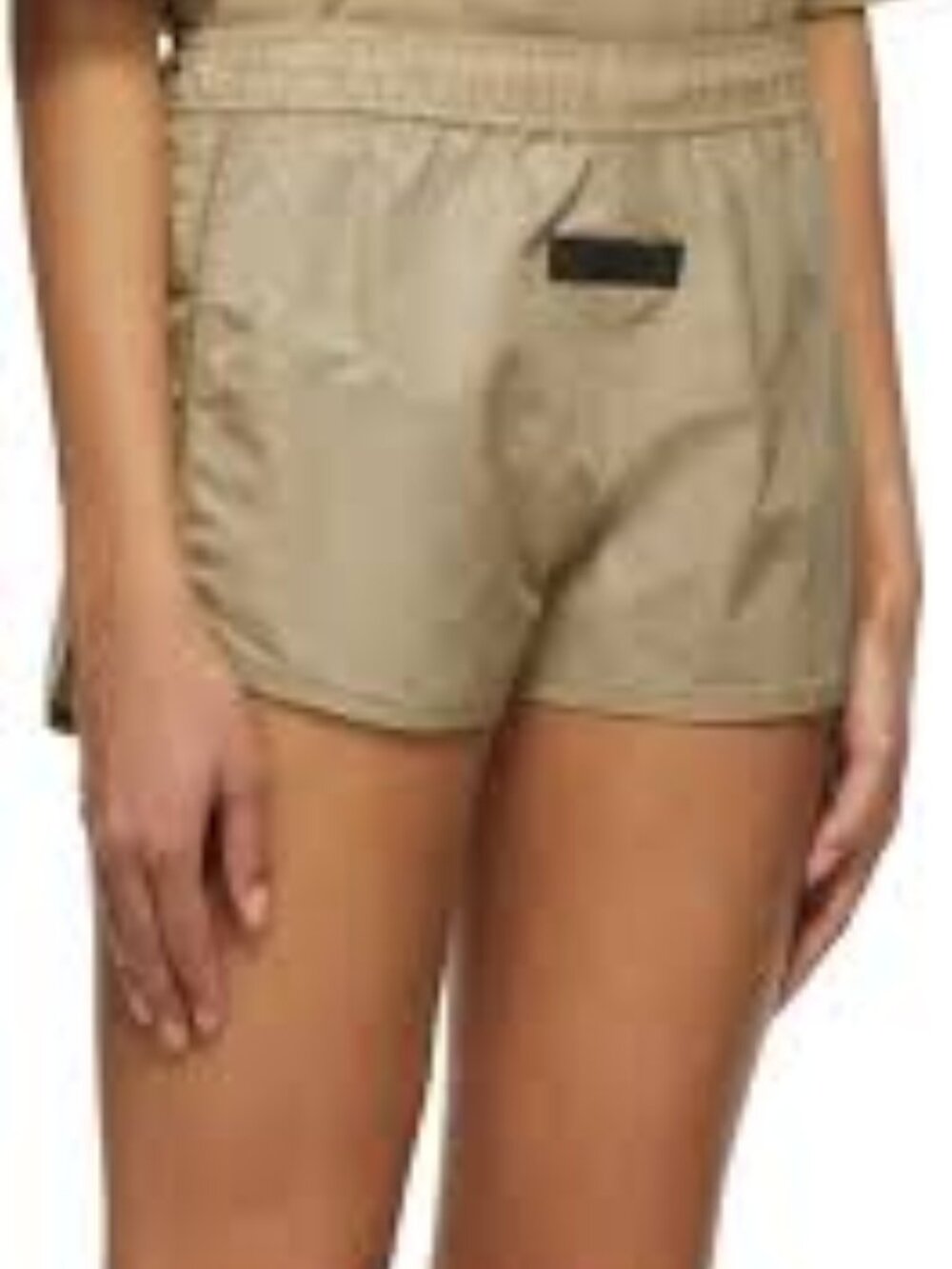 Fear of God Nylon Running Shorts Tan XXL